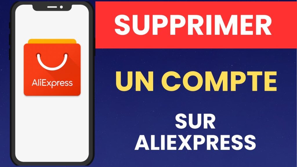 suppression compte aliexpress